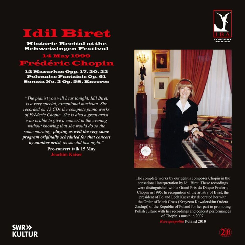Idil Biret - Idil Biret at Schwetzingen Festival, 14 May 1999  LP LP